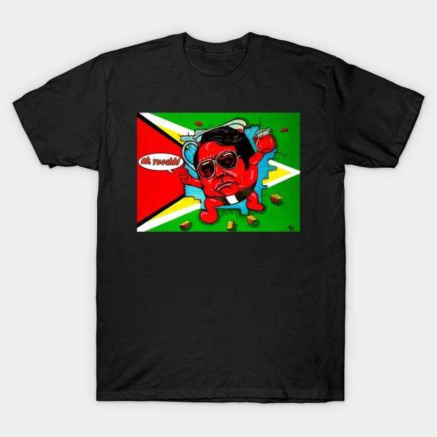 Guyana Jones and the People's Temple of Doom T-Shirt by tonymiller